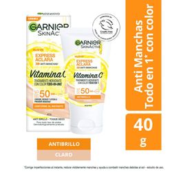 Crema Facial Día L’Oréal Hidratante Express Aclara FPS 50 - 40 g