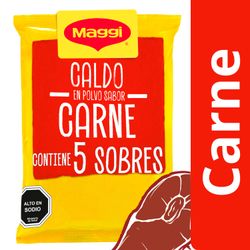 Caldo en Polvo Maggi Carne 35 g 5 Sobres de 7 g