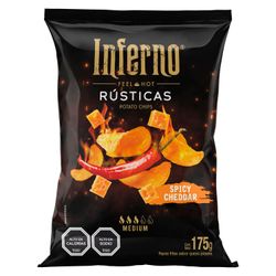 Papas Fritas Inferno Rústicas 175 g