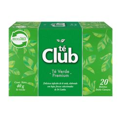 Té Club Verde Premium 20 un.