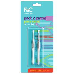 Pinzas para Cejas Family Care 2 un.