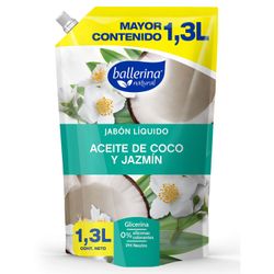 Jabón Líquido Ballerina Coco Jazmín 1.3 L