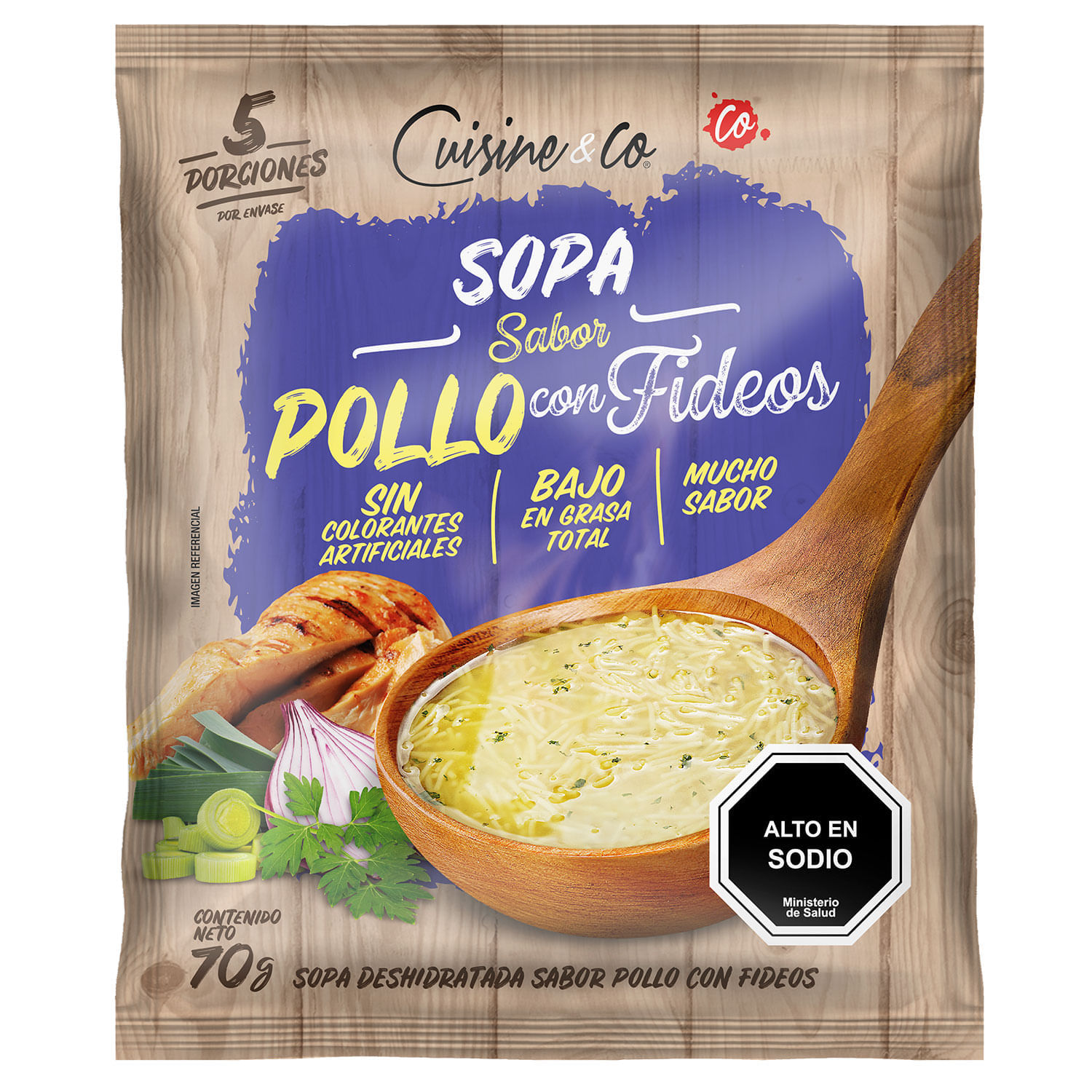 Sopa Pollo Fideos 70 g