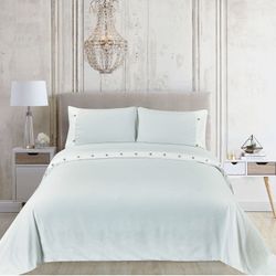 Cubre Plumón Liso King Plaza Microfibra Blanco