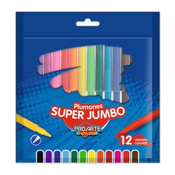 Plumones Proarte Súper Jumbo 12 Colores