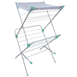 Tendedero de Ropa Vertical 10 m con Malla Superior