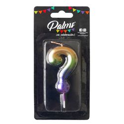 Vela Arcoíris Palms Signo Interrogación