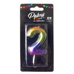 Vela Arcoíris Palms Número 2