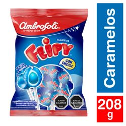 Chupetes Flipy con Chicle 208 g 13 un.