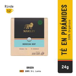 Té Verde Orgánico Marley Coffee Moroccan Mint 12 un.