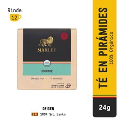 Té Verde Orgánico Marley Coffee Soursop 12 un.