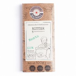Chocolate Bitter Quintal con Menta 60% Cacao 100 g