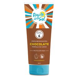 Crema Bronceadora Rayito de Sol Chocolate F6 190 g