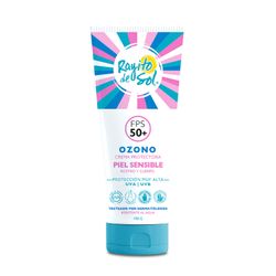 Bloqueador Solar Rayito de Sol Ozono Piel Sensible FPS 50+ 190 g
