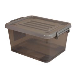 Caja Plástica con Ruedas Transparente 13 L - 37.5 x 29.3 x 19.8 cm (surtido)