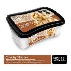 Helado La Cremería Crunchy 3 Leches 1 L