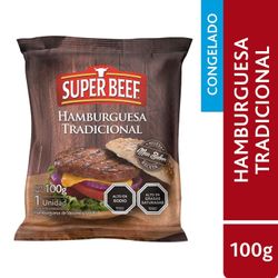Hamburguesa de Vacuno y Cerdo Super Beef Tradicional 100 g