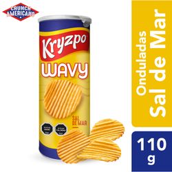 Papas Frita Kryzpo Wavy Sal de Mar 110 g