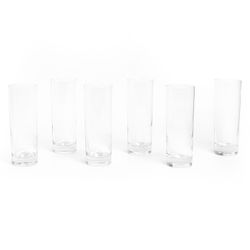 Set 6 Vasos Lisos Altos Turquía 300 cc