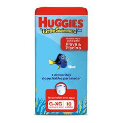 Pañal Little Swimmers Huggies G-Xg 10 un.