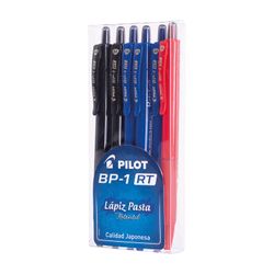 Set Lápiz Pasta Bp 1 1.0 3L + 2B + 1R