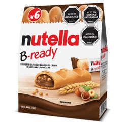 Galleta Rellena Nutella B-Ready 132 g 6 un.