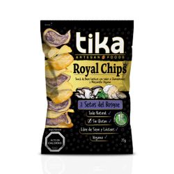 Snack Tika Royal Chips Setas del Bosque 35 g