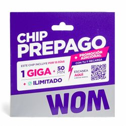 Chip Prepago Wom Arroba