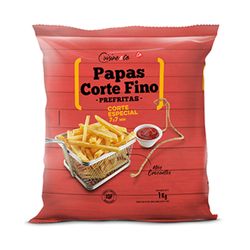 Papas Fritas Extra Fina Congeladas 1 kg