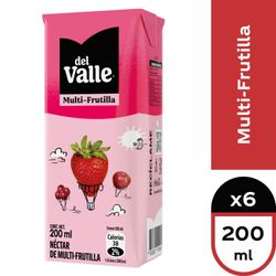 Pack 6 un. Néctar Frutilla 200 ml