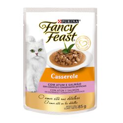 Alimento Húmedo Gato Fancy Feast Casserole Atún Salmón 85 g