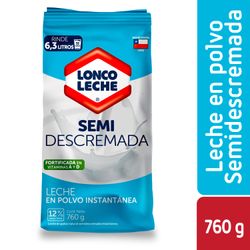 Leche Polvo Loncoleche Semidescremada 760 g