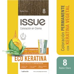 Tintura Issue Eco Keratina N°8 Rubio Claro