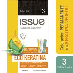 Tintura Issue Eco Keratina N°3 Castaño Oscuro