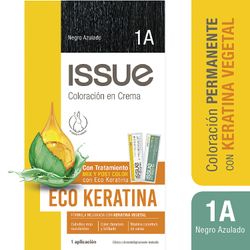 Tintura Issue Eco Keratina N°1A Negro Azul
