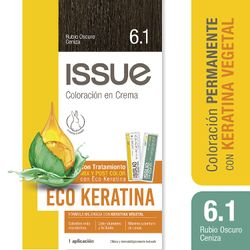 Tintura Issue Eco Keratina N°6.1 Rubio Oscuro Ceniza