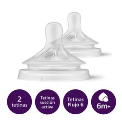 Tetina Avent Natural Response - Flujo Espeso - 2 un.