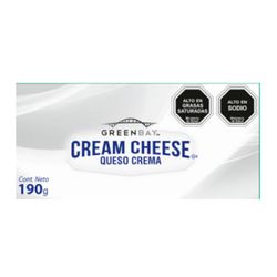 Queso Crema Greenbay Envasado Pote 190 g
