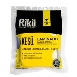 Queso Vegano Rikü Envasado Laminado 200 g
