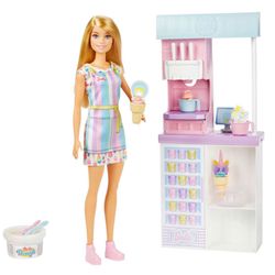 Set Heladería Barbie con Muñeca