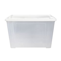 Caja Plástica Esencial 60 L Blanca