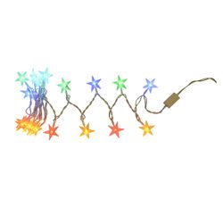 Luces F3 LED Estrellas Color 20 un.