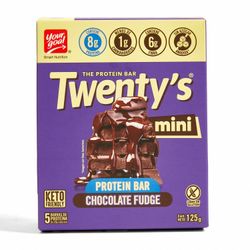 Barra Proteína Your Goal Twentys Mini Fudge 5 un.