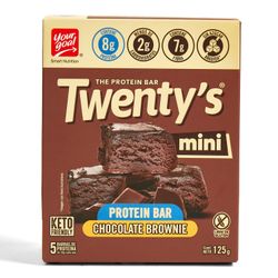 Barra Proteína Your Goal Twentys Mini Brownie 5 un.