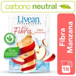 Jugo en Polvo Livean Manzana con Fibra 10 g