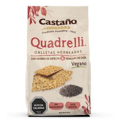 Galletas Cóctel Quadrelli Espelta Chia 150 g