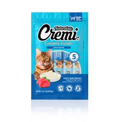 Snack Cremoso Naturalistic Cremi Gatos de Todas Las Edades Atún 5 un.