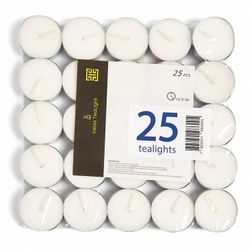 Set 25 Velas Tealight Blancas