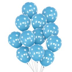Set 12 Globos Polka Calipso