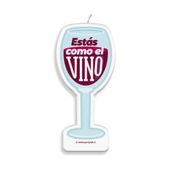 Vela Cumpleaños Estás Como El Vino 1 un.